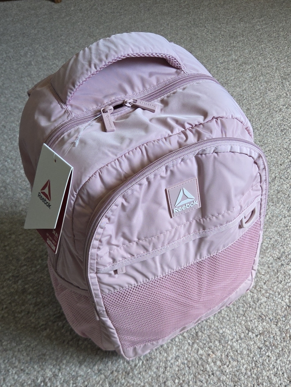 New Reebok Light Pink Everyday Backpack